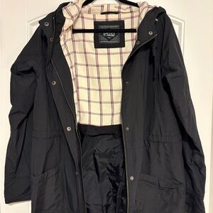 Women's PGD Black Raincoat